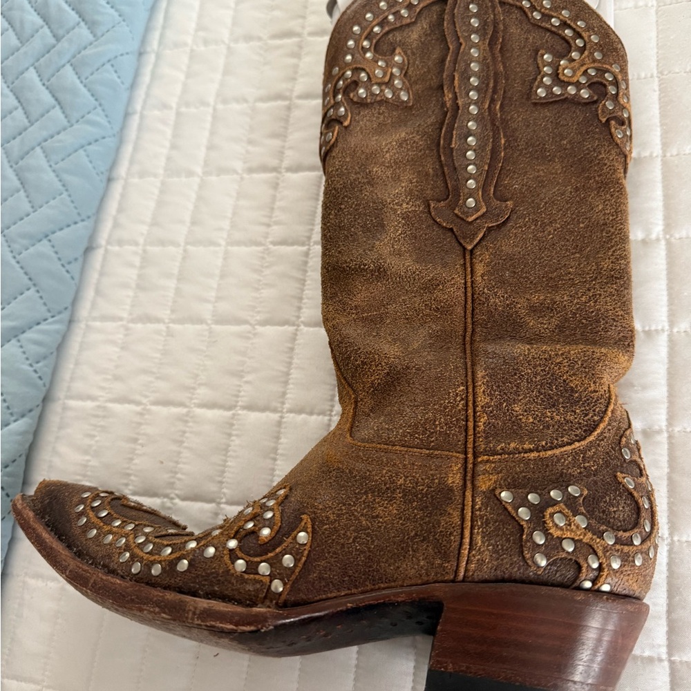 Old Gringo Brown Studded Heeled Boots - Picture 5 of 16